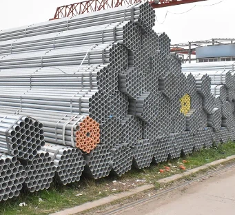 ASTM A53 Tsawg Carbon Round Galvanized Steel Tube