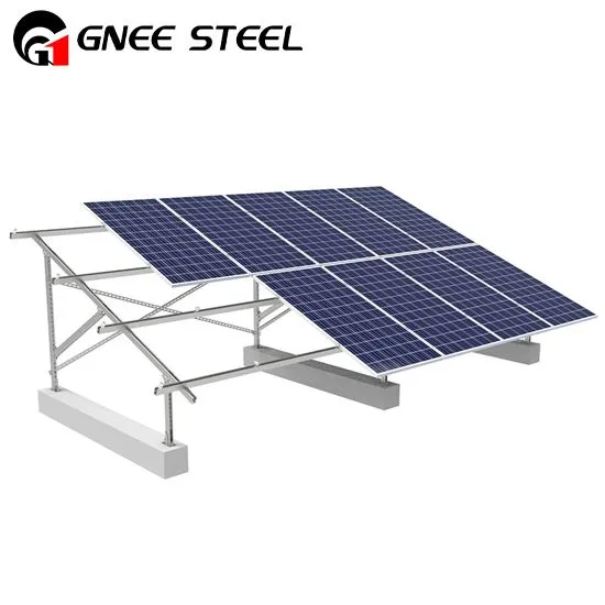 Galvanized Steel Rail Ground Mounting System Bracket Beams