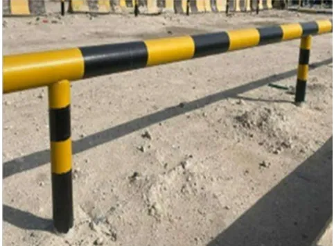 Kub {- dip galvanized seamless bollard bollard cov yeeb nkab rau txoj kev loj